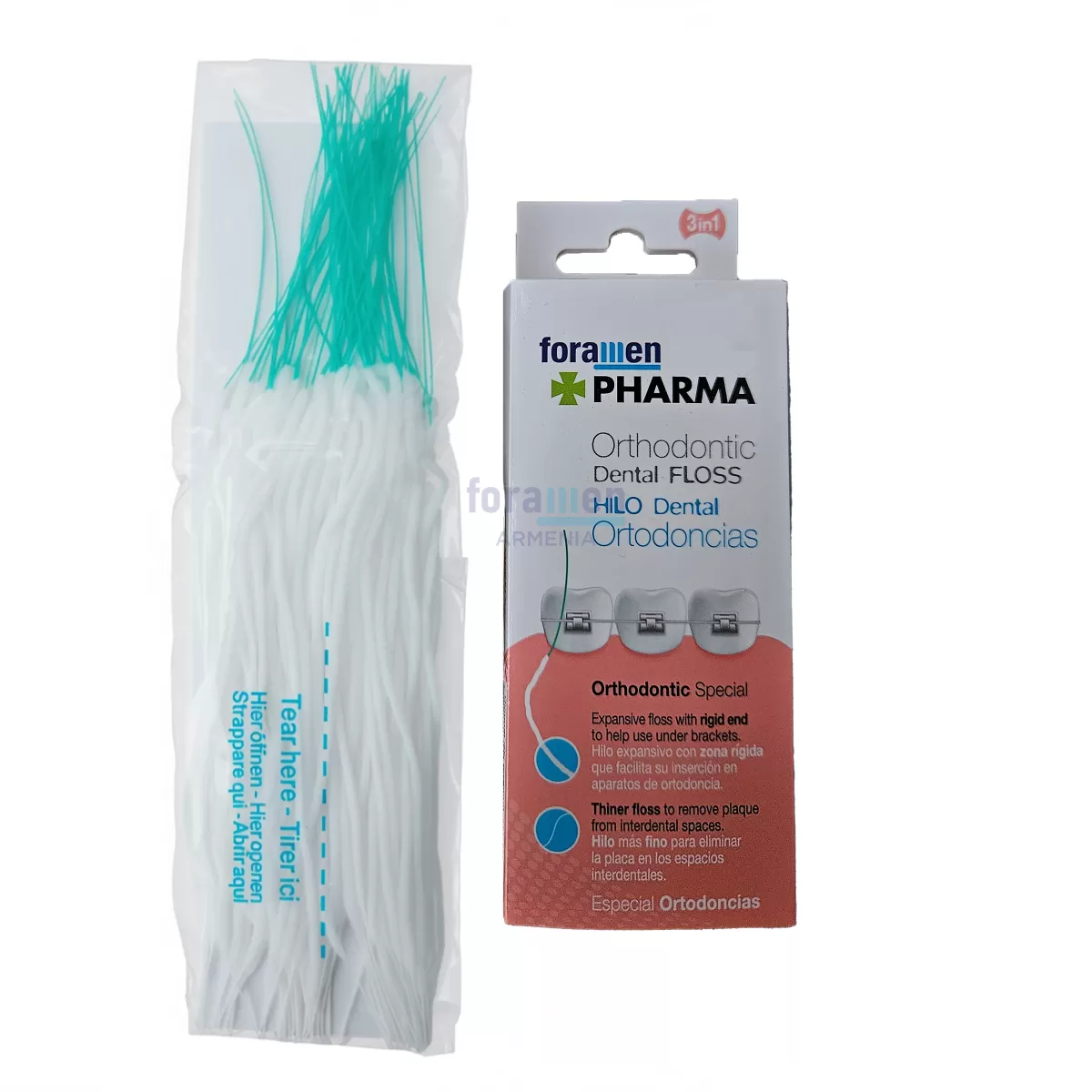 Dental floss «Ortհodontic»